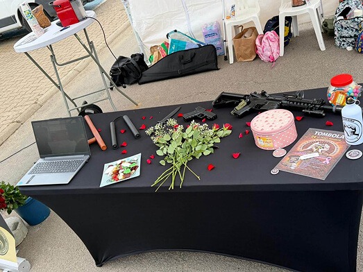 Affiche tombola DAO Krav'Mag Rolivaloise 2026 – lots à gagner, lutte contre le cancer